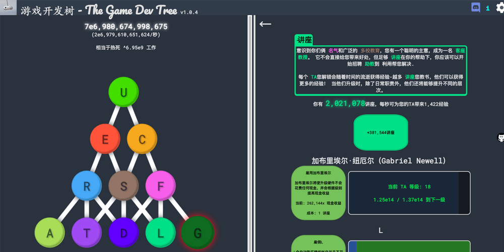 游戏开发树（The Game Dev Tree）